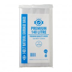 Bin Liner Nat 140L LDPE...