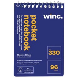 Winc Spiral Notepad Pocket...