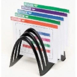 Foldarack Desk Sorter Black