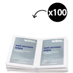 Winc Wet Screen Wipes 100 Pack