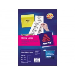 Avery J8567 Clear Inkjet...