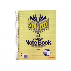 Spirax 43111 5-Subject Book...