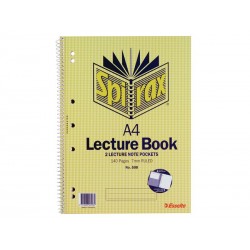Spirax 598 Lecture Book A4...