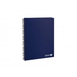 Spirax Linen Notebook A4...