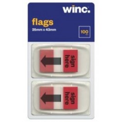 Winc Flags 24X43mm Sign...