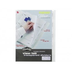 Marbig View-Tab A4 PP 5 Tab...